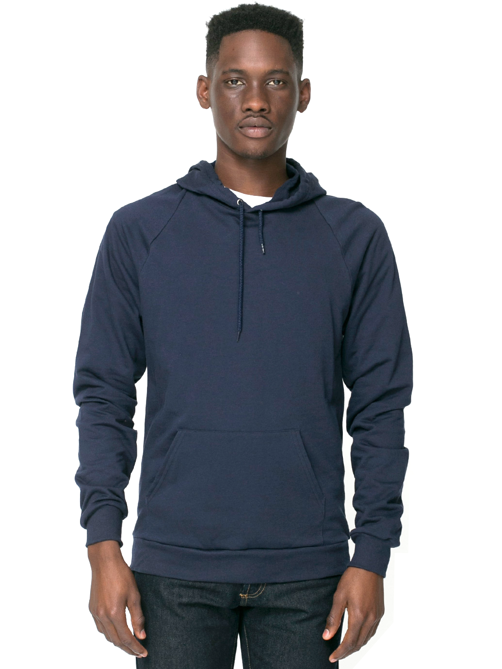 navy hoodie